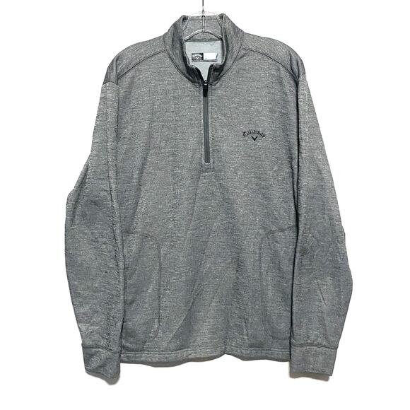 Callaway Other - Callaway Golf 1/2 Zip Pullover Mock Neck Sweatshirt Mens L Golf Athliesure Fall